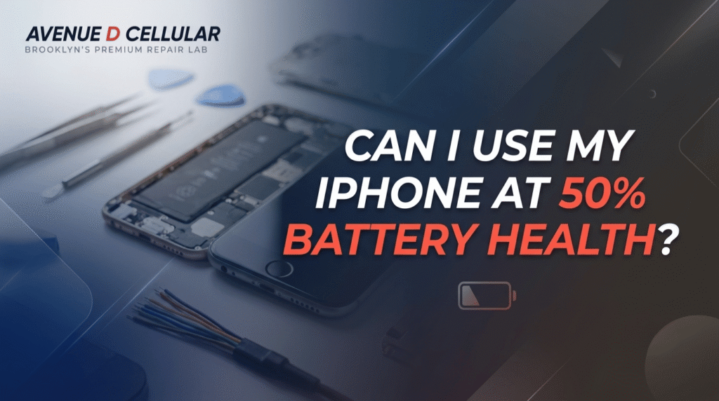 Can I Use My iPhone at 50% Battery Health