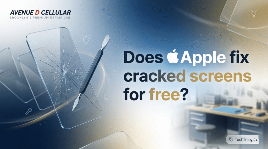 Does Apple fix cracked screens for free