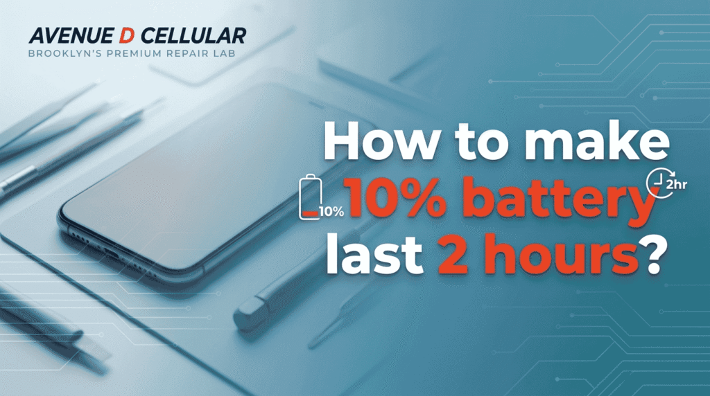 How to Make 10% Battery Last 2 Hours
