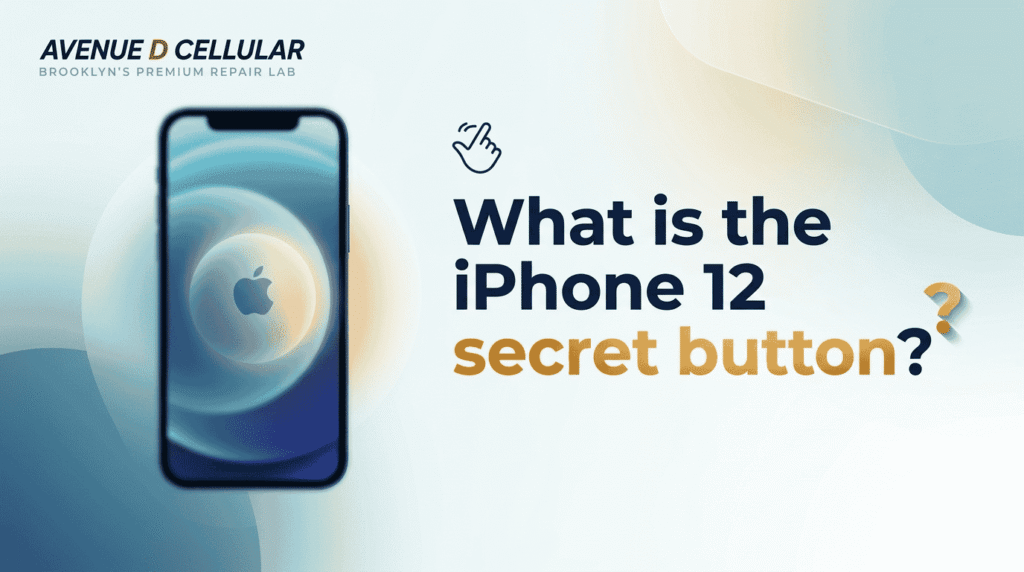 What is the iPhone 12 secret button